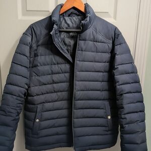 Men's Blue Puffer Jacket